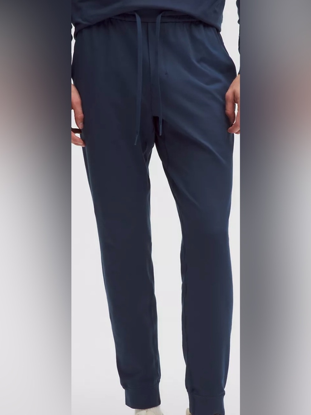 NWT Lululemon Men's Soft Jersey Tapered Navy Pants